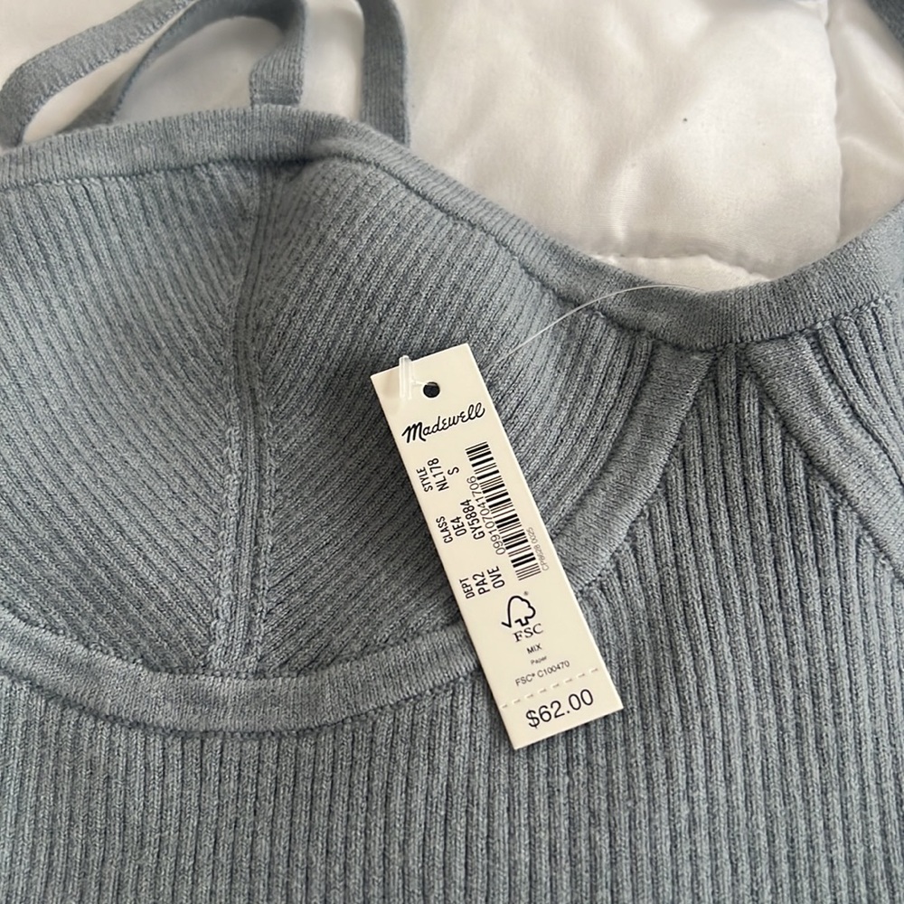 MADEWELL CORSET SWEATER TANK - Picture 5 of 6